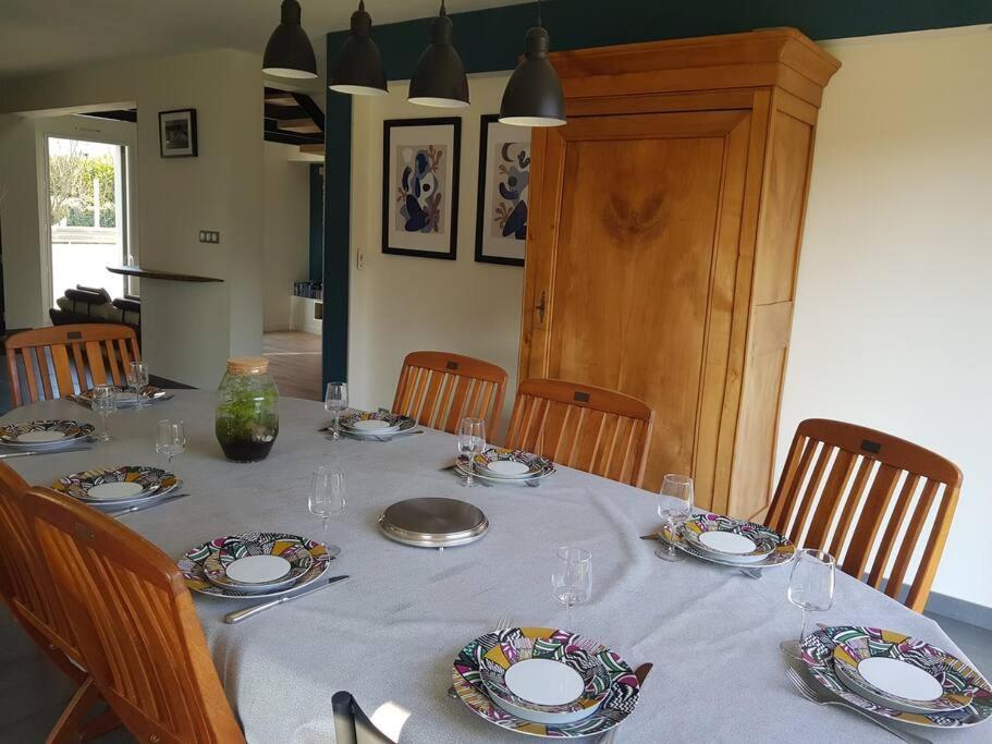9 Pers 160 M² +Jardin- 10Mn Nantes -30Mn Mer Bouguenais Buitenkant foto