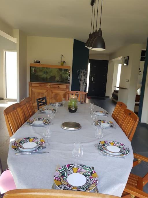 9 Pers 160 M² +Jardin- 10Mn Nantes -30Mn Mer Bouguenais Buitenkant foto